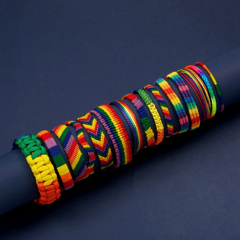 Handwoven Pride Bracelet