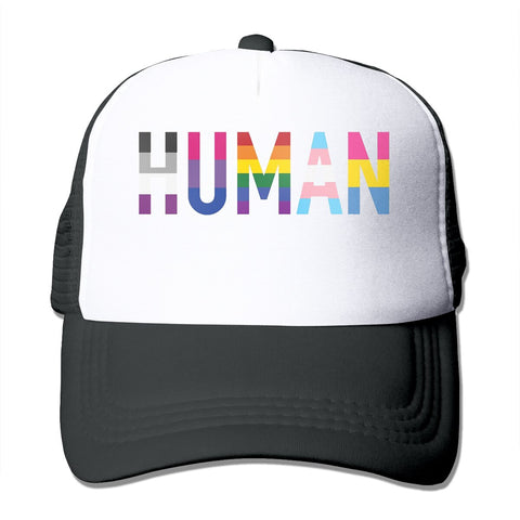 Black & White HUMAN Hat
